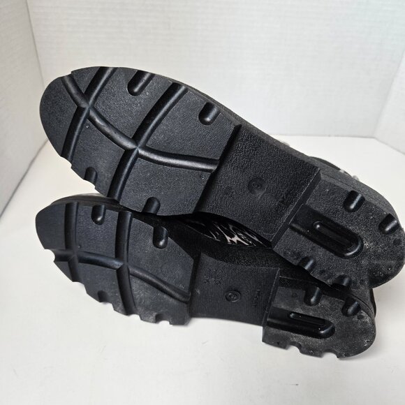 Leopard Print Short Rubber Boots - Picture 3 of 8